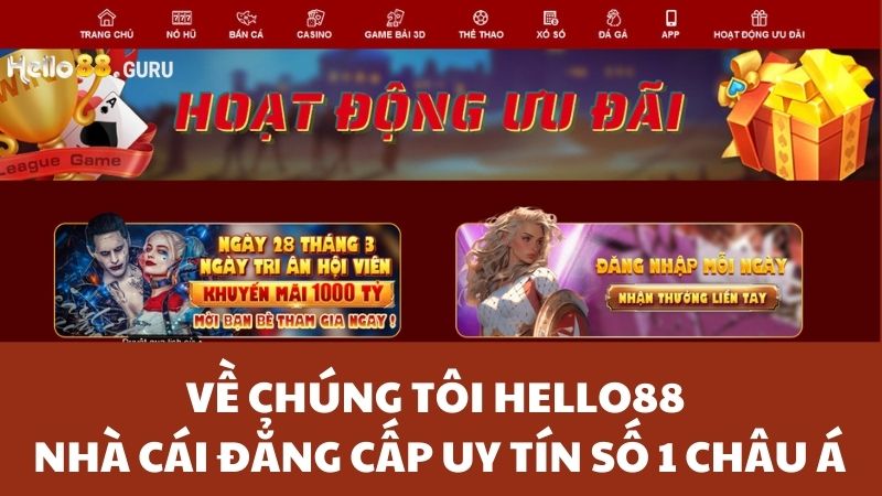 Nhà cái Hello88 luôn được đánh giá cao trên thị trường