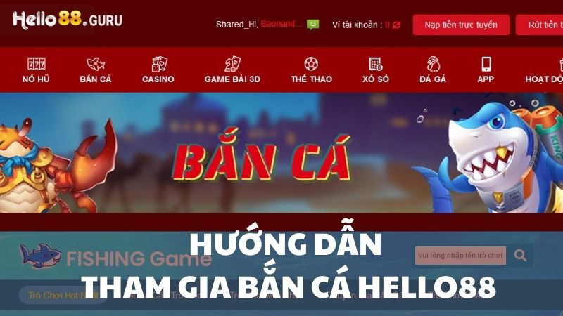 Bắn cá Hello88